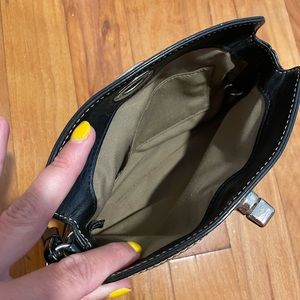 Black Coach Wristlet